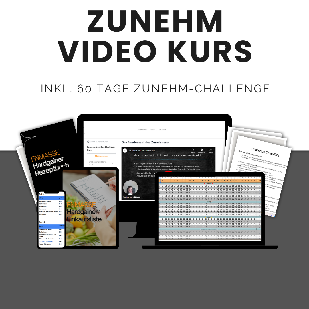 Enmasse Zunehm Video-Kurs (keine Versandkosten)