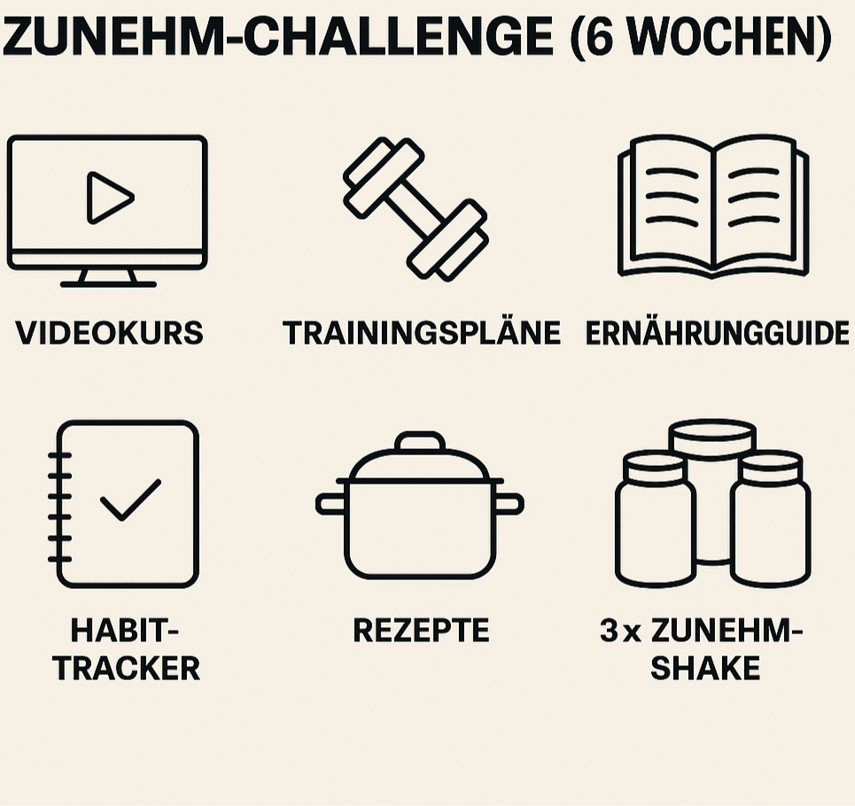 Herbst-Zunehm-Challenge (6 Wochen) - für sichtbare Kurven & ein neues Körpergefühl.