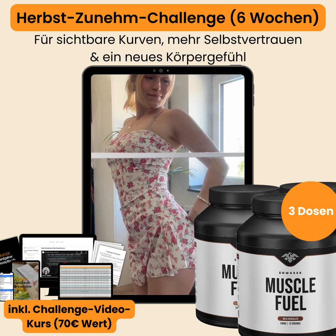 Herbst-Zunehm-Challenge (6 Wochen) - für sichtbare Kurven & ein neues Körpergefühl.